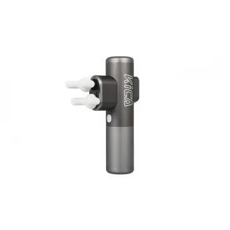 Pistolet do masażu KiCA Pro, ekran dotykowy, 3 tryby, 3 głowice, podwójna penetracja, wykonany z aluminium lotniczego, szary Pistolet do masażu KiCA Pro, ekran dotykowy, 3 tryby, 3 głowice, podwójna penetracja, wykonany z aluminium lotniczego, szary