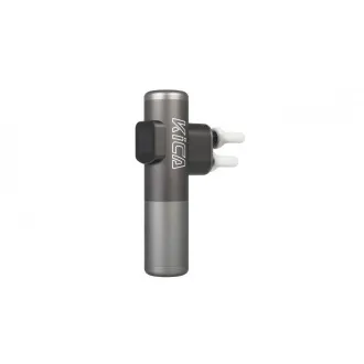 Pistolet do masażu KiCA Pro, ekran dotykowy, 3 tryby, 3 głowice, podwójna penetracja, wykonany z aluminium lotniczego, szary Pistolet do masażu KiCA Pro, ekran dotykowy, 3 tryby, 3 głowice, podwójna penetracja, wykonany z aluminium lotniczego, szary