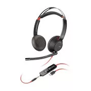 Zestaw słuchawkowy Poly Blackwire 5220, gniazdo 3,5 mm   adapter USB-C/A, stereo