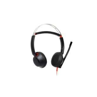 Zestaw słuchawkowy Poly Blackwire 5220, gniazdo 3,5 mm   adapter USB-C/A, stereo