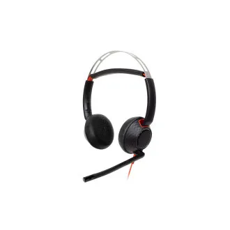 Zestaw słuchawkowy Poly Blackwire 5220, gniazdo 3,5 mm   adapter USB-C/A, stereo