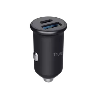 Ładowarka samochodowa TRUST MAXO 38W, 1x USB-C, 1x USB