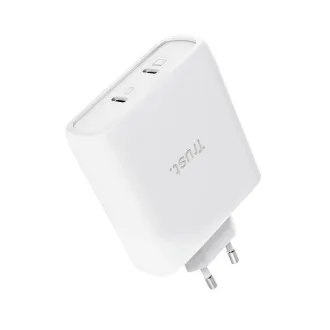 2-portowa ładowarka USB-C TRUST GaN MAXO 100W, biała