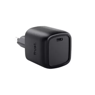 Ładowarka TRUST GaN Charger MAXO 30W, USB-C, czarna