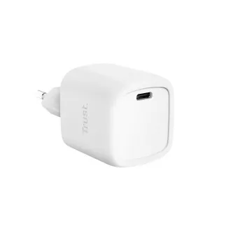 Ładowarka TRUST GaN Charger MAXO 30W, USB-C, biała