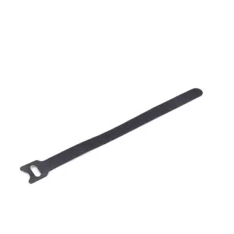 Paski na rzep C-Tech CABLEXPERT, 210 mm, czarne, 100 sztuk w opakowaniu