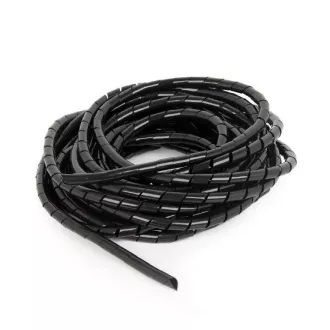 C-Tech CABLEXPERT spirala do zaciskania kabli, 12 mm, 10 m, czarna