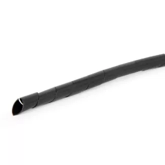 C-Tech CABLEXPERT spirala do zaciskania kabli, 12 mm, 10 m, czarna