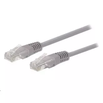 C-TECH patchcord Cat5e, UTP, szary, 25m