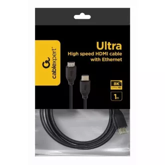 GEMBIRD CABLEXPERT HDMI 2.1, 8K, M/M, 1m, czarny