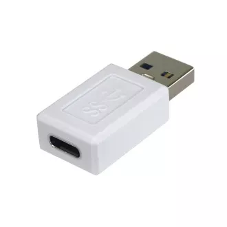 Adapter PremiumCord USB-C do USB-A 3.0, biały