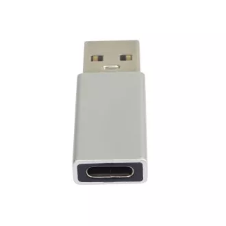 Przejściówka PremiumCord z USB-C na USB-A 2.0, srebrna Przejściówka PremiumCord z USB-C na USB-A 2.0, srebrna