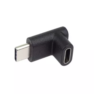 Przejściówka PremiumCord z USB-C na USB-C, zakrzywiona pod kątem 90 Przejściówka PremiumCord z USB-C na USB-C, zakrzywiona pod kątem 90