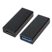 PremiumCord 40Gbps Aluminiowe złącze USB-C żeńskie - USB-C żeńskie