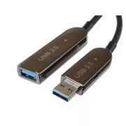 PREMIUMCORD Kabel USB3.0   2.0 przedłużający optyczny kabel AOC A/Męski - A/Żeński 15m