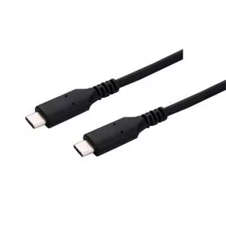 C-TECH USB 4.0, Typ-C (CM/CM), PD 100W, 40Gbps, 0, 5m, czarny