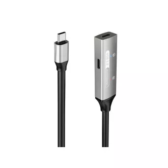PREMIUMCORD Wzmacniacz i przedłużacz USB-C, męsko-żeński, 5 Gb/s, aluminiowy, 10 m