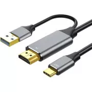 PREMIUMCORD Adapter HDMI 2.0 do USB-C, 4K@60Hz, 2m