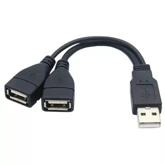 Kabel do ładowania PREMIUMCORD USB 2.0, 15 cm, czarny