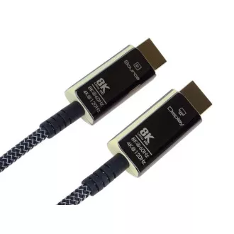 Kabel światłowodowy PREMIUMCORD Ultra High Speed HDMI 2.1 8K@60Hz, pozłacany 7m