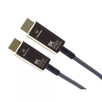 Kabel światłowodowy PREMIUMCORD Ultra High Speed HDMI 2.1 8K@60Hz, pozłacany 7m