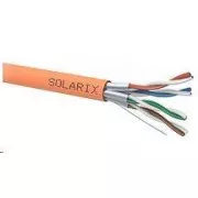 Kabel instalacyjny Solarix STP, Cat6A, drut, LSOH B2ca, szpula 500m SXKD-6A-STP-LSOH-B2ca