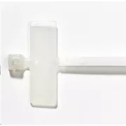 Zwijana taśma do etykiet Solarix, 2, 4 x 103 mm, biała, 100 sztuk SXSPS-103-WH