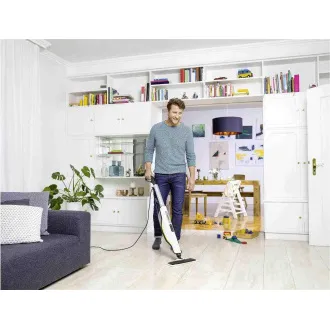 Mop parowy Karcher SC 3, 1600 W, eliminuje do 99,999% wirusów i 99,99% bakterii, biały - Używany Mop parowy Karcher SC 3, 1600 W, eliminuje do 99,999% wirusów i 99,99% bakterii, biały - Używany