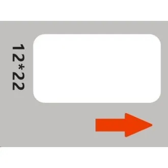Etykiety Niimbot RP 12x22mm 260szt białe do D11 i D110