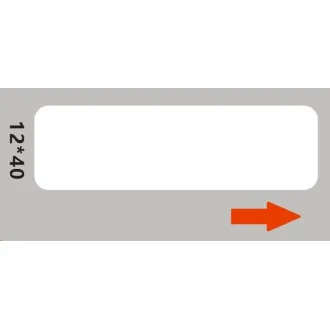 Etykiety Niimbot RP 12x40mm 160szt białe do D11 i D110 Etykiety Niimbot RP 12x40mm 160szt białe do D11 i D110