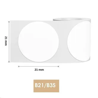 Etykiety Niimbot R 21x21mm 300szt RoundB dla B21, B21S, B3S, B1