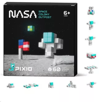 PIXIO NASA - Zestaw magnetyczny z bazą kolonialną PIXIO NASA - Zestaw magnetyczny z bazą kolonialną