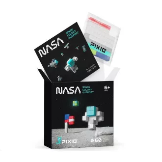 PIXIO NASA - Zestaw magnetyczny z bazą kolonialną PIXIO NASA - Zestaw magnetyczny z bazą kolonialną