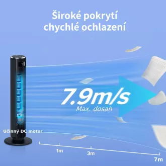 Wentylator wieżowy Levoit TempSense F362 DC Vortex - wentylator automatyczny