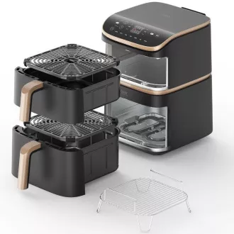 Cosori Turbo Tower Pro Smart Hot Air Fryer 10, 8l czarny