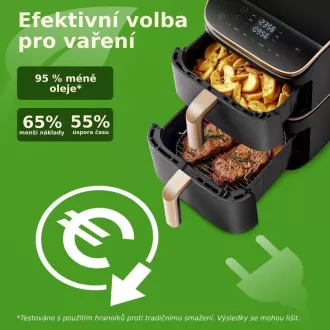 Cosori Turbo Tower Pro Smart Hot Air Fryer 10, 8l czarny