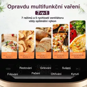 Cosori Turbo Tower Pro Smart Hot Air Fryer 10, 8l czarny