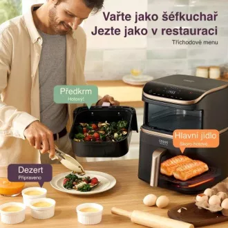 Cosori Turbo Tower Pro Smart Hot Air Fryer 10, 8l czarny