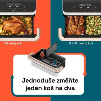 Frytownica powietrzna Cosori TF101S Dual blaze TwinFry 10l - biała