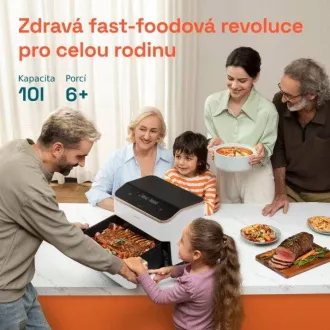 Frytownica powietrzna Cosori TF101S Dual blaze TwinFry 10l - biała