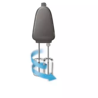 Trzepaczka ręczna Philips HR3740/00 Viva Collection, 450 W, podwójne trzepanie, 5 prędkości, funkcja turbo, biała