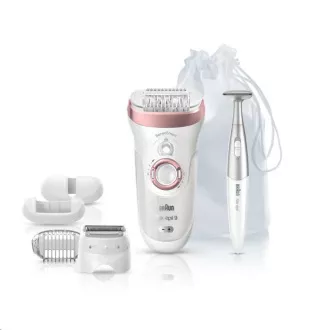 Depilator Braun Silk-épil 9-890 Rose Gold, SensoSmart, golenie na sucho i mokro, 2 prędkości, system masażu, edycja upominkowa Depilator Braun Silk-épil 9-890 Rose Gold, SensoSmart, golenie na sucho i mokro, 2 prędkości, system masażu, edycja upominkowa