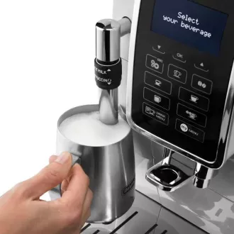 W pełni automatyczny ekspres do kawy DeLonghi ECAM 350.35.W Dinamica, 1450 W, 15 barów, wyświetlacz LCD, biały W pełni automatyczny ekspres do kawy DeLonghi ECAM 350.35.W Dinamica, 1450 W, 15 barów, wyświetlacz LCD, biały