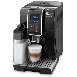 Automatyczny ekspres do kawy DeLonghi Dinamica ECAM 350.55.B, 15 barów, wbudowany młynek, system mleczny, tacka na kawę mieloną Automatyczny ekspres do kawy DeLonghi Dinamica ECAM 350.55.B, 15 barów, wbudowany młynek, system mleczny, tacka na kawę mieloną