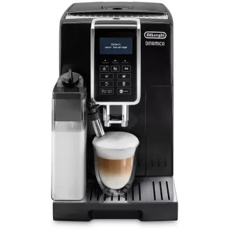 Automatyczny ekspres do kawy DeLonghi Dinamica ECAM 350.55.B, 15 barów, wbudowany młynek, system mleczny, tacka na kawę mieloną Automatyczny ekspres do kawy DeLonghi Dinamica ECAM 350.55.B, 15 barów, wbudowany młynek, system mleczny, tacka na kawę mieloną