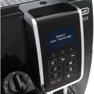 Automatyczny ekspres do kawy DeLonghi Dinamica ECAM 350.55.B, 15 barów, wbudowany młynek, system mleczny, tacka na kawę mieloną Automatyczny ekspres do kawy DeLonghi Dinamica ECAM 350.55.B, 15 barów, wbudowany młynek, system mleczny, tacka na kawę mieloną