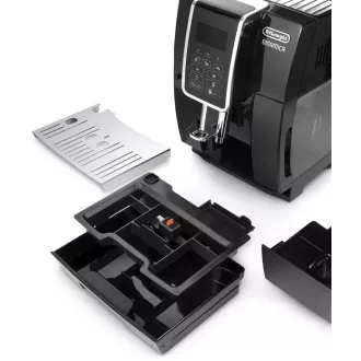 Automatyczny ekspres do kawy DeLonghi Dinamica ECAM 350.55.B, 15 barów, wbudowany młynek, system mleczny, tacka na kawę mieloną Automatyczny ekspres do kawy DeLonghi Dinamica ECAM 350.55.B, 15 barów, wbudowany młynek, system mleczny, tacka na kawę mieloną