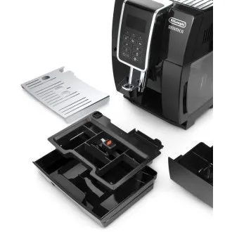 Automatyczny ekspres do kawy DeLonghi Dinamica ECAM 350.55.B, 15 barów, wbudowany młynek, system mleczny, tacka na kawę mieloną Automatyczny ekspres do kawy DeLonghi Dinamica ECAM 350.55.B, 15 barów, wbudowany młynek, system mleczny, tacka na kawę mieloną