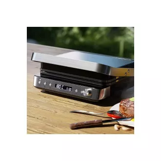 Grill elektryczny kontaktowy Orava Grillchef-3, 2000 W, wyświetlacz LCD, timer, sterowanie cyfrowe