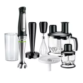 Braun Multiquick 7 MQ 7087 X blender kielichowy, 1000 W, bogate wyposażenie, regulacja prędkości, czarny
